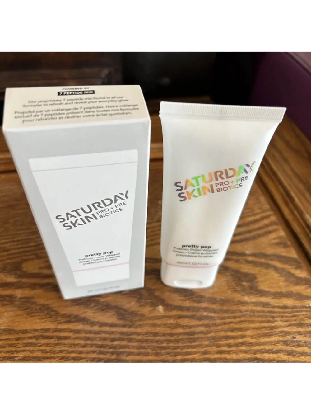 SATURDAY SKIN Pretty Pop Probiotic Power Whipped Cream 40mL/1.52 oz NEW in Box